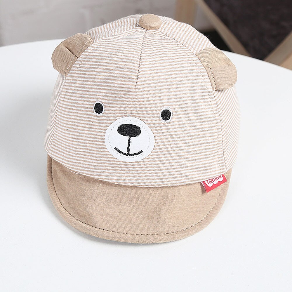 Newborn Toddler Kids Baby Girl Boy Visor Baseball Cat Little Ear Cap Warm Hat